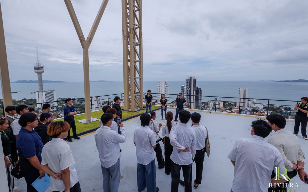 The Riviera Malibu Residences welcomed students from Rajamangala University for site visit and study tour.
